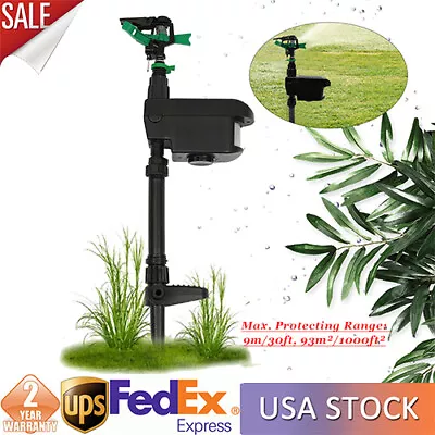 Animal Repellent Sprinkler Solar Scarecrow Motion Activated Water Sprinkler New • $36