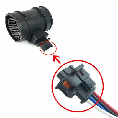 4 Pin Maf Mass Air Flow Sensor Connector Plug Fits Peugeot & Vauxhall • £7.99