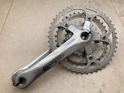 Sugino XD Vintage MTB Crankset Square Taper Silver 175mm 24-36-46T 6/7/8 Speed • $95