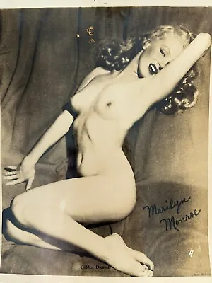 Original Marilyn Monroe Photograph - Golden Dreams Type 4 Signed 8 X10  • £963.81