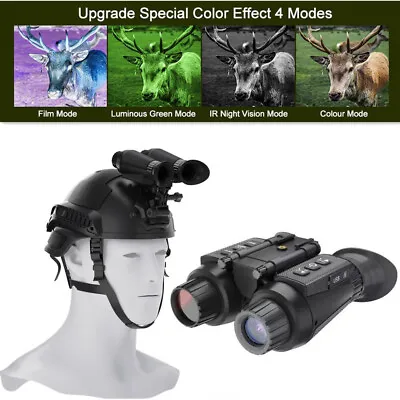 3D 1080P 4K Night Vision Binoculars Infrared Head Mounted Goggles NV8300 /NV8000 • $399.99