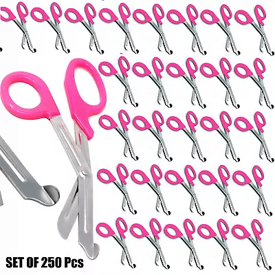 250pc Nurse EMT EMS Medical Trauma Paramedic Scissors 7.25  Shears PINK Handle • $199.99