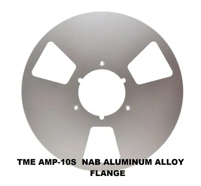 Open Reel Aluminum Alloy Replacement Flange RMGI RTM Style 10.5  NAB Three Hole • $17.98