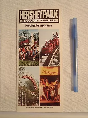 Hersheypark Pennsylvania 1980 Park Brochure Vintage Rare Retro • $24.95