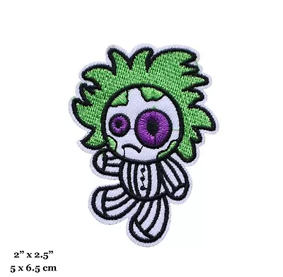 Beetlejuice Cute Voodoo Doll Horror Movie Character Embroidered Iron On Patch • $4.99