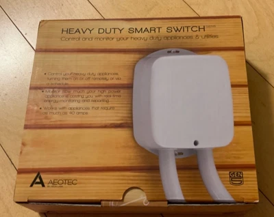 $105 • Buy ~NEW~ Aeotec Heavy Duty Smart Switch, Gen5 Z-Wave Plus, 220V/240V Relay [ZW078]
