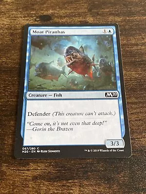 Moat Piranhas (067) 2020 M20 MTG Magic The Gathering B11626* • $1.44