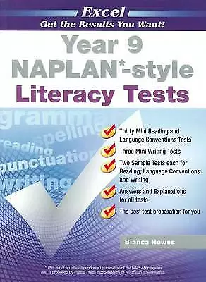 Excel Year 9 NAPLAN - Style Literacy Tests • $21