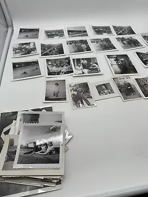 HUGE 50 Picture Lot Of Vintage Antique  Black And White Pictures • $24.99