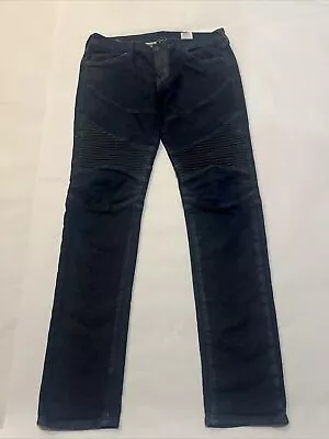 TRUE RELIGION MENS JEANS Rocco Size 30 Relaxed Skinny Dark Wash Zip Pockets • $49.99