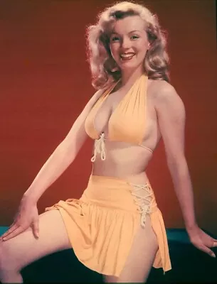 Marilyn Monroe Posing In Yellow Swimsuit 8x10 PRINT PHOTO • $6.98