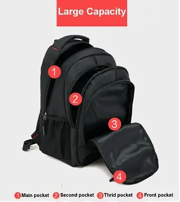 Waterproof Travel Nylon Men And Women College School Business Backpack • $19