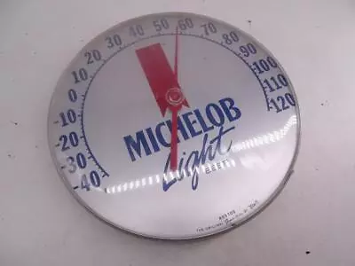 Vintage Michelob Light Beer Advertising Thermometer Jumbo Dial TCA Wall Sign Old • $10.50