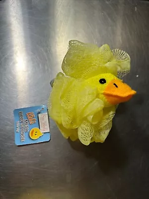 Swissco Spa Body Kids Yellow Mesh Body Sponge With Toy New With Tags Nwt • $1.99