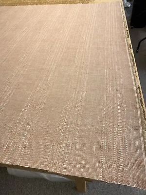 COLEFAX AND FOWLER FABRIC Remnant Harrison Light Pink 140cm Wide X 110cm Long • £10