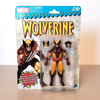 WOLVERINE Figure 2017 Hasbro Marvel Legends Retro Brown Suit • $58