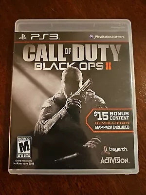 PS3 Call Of Duty: Black Ops II 2 - Playstation 3 2012 CIB • $9.99