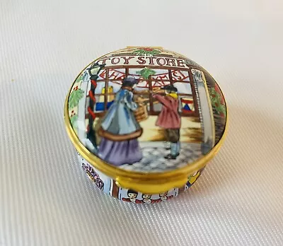 $17.50 • Buy Crummles Enamels Trinket Box 1994 Anno Domini England Christmas Toy Shop Ltd Ed
