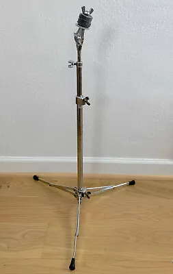 LUDWIG 1400 Flat Flush Base CYMBAL STAND Holder 60s 70s Vtg Lightweight Complete • $65