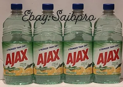 4 Packs Ajax Citrus And Eucalyptus Scent Multi-Purpose Cleaner 16.9 OZ • $19.99