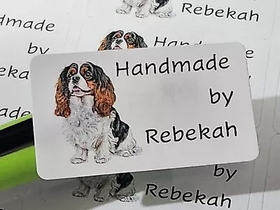 260 Handmade By Labels Dog Breeds Craft Stickers Address Return • £4.55