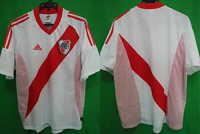 2002-2003 CA River Plate Millonarios Soccer Jersey Shirt Camiseta Home Adidas L • $99.99