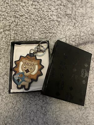 MCM Lion Leo Zodiac  Bag Charm Key Ring Keychain W/Box Unused • $190