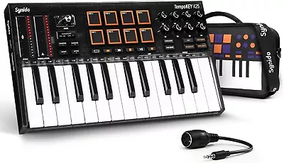 Professional USB MIDI Keyboard Controller 25 Keys Drum Machine & Video Demo • $189.95