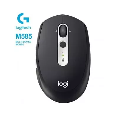 New Logitech M585 Wireless Bluetooth Multi-Device Multi-Tasking Mouse-Black • £35.99