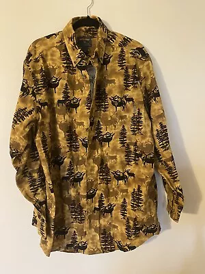 Woolrich Shirt/jacket Dark Wheat Whitetail   Men’s Large • $40