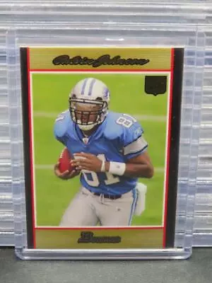 2007 Bowman Calvin Johnson Gold Rookie Card RC #145 Lions • $2.36