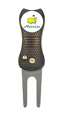 The Masters Augusta Golf Club Golf Ball Marker + Premium Switchblade Divot Tool • $14.29