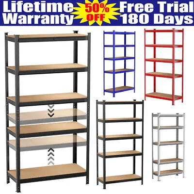 5Tier Heavy Duty Metal Shelving Rack Unit Garage Storage 180*90*40CM&150*70*30CM • £22.20