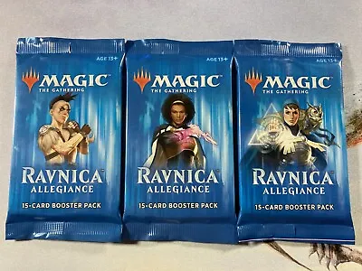 MTG Ravnica Allegiance Sealed Booster Packs 3x. Brand New From Box. • $13.99