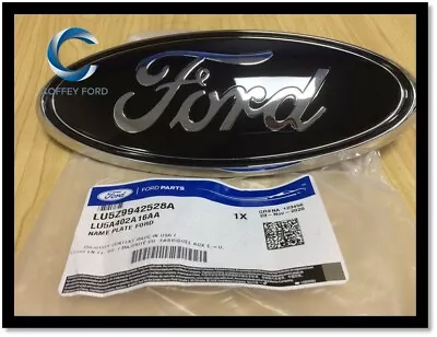 Genuine Ford PXII / PXIII Ranger Rear BLACK Ford Oval Badge XLT/Wildtrak • $48