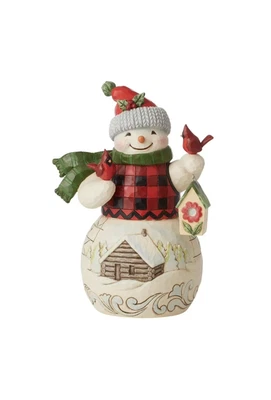 $60 • Buy Country Living By Jim Shore - Peace In The Country - Snowman / Birdhouse 6011742