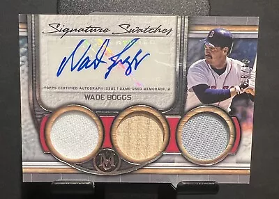 Wade Boggs 2023 Topps Museum Collection Signature Swatches Auto #/99 HOF Red Sox • $32.99