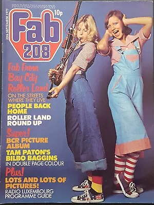 Fab 208 Magazine 20 September 1975 - Bay City Rollers Special • £24.80