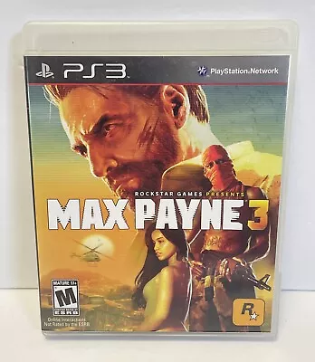 Max Payne 3 (Sony PlayStation 3 2012) PS3 Complete CIB Tested Rockstar • $16.99