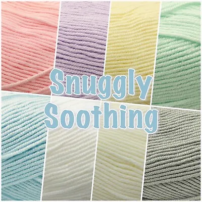 £3.05 • Buy Sirdar Snuggly SOOTHING Soft Baby Double Knit Knitting Wool Yarn 100g Ball 