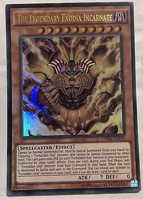 £3.47 • Buy YUGIOH LDK2-ENY01 The Legendary Exodia Incarnate Ultra Rare 