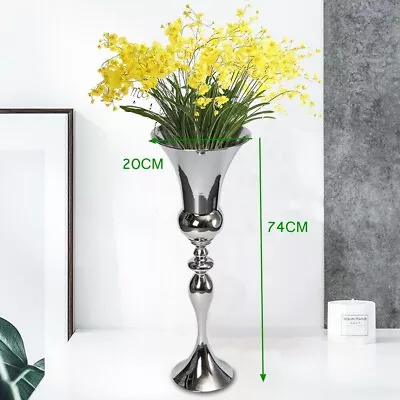 Tall Floor Standing Vase Large Flower Vase 74cm Urn Tables Centrepiece Wedding • £45