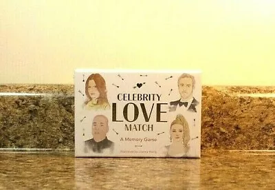 Celebrity Love Match Memory Card Game Sealed NEW • $9.95