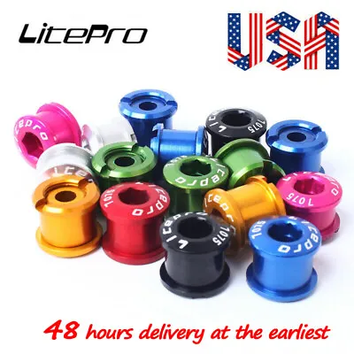 Litepro Single/Double/Triple Speed Bike Chainring Bolts Chain Ring Screws Bolts • $10.24