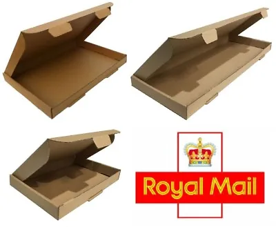 Royal Mail Pip Large Letter Cardboard Postal Boxes Brown C4 C5 C6 C7 Skinny • £3.49