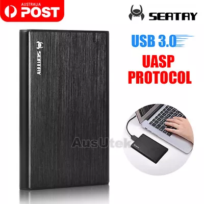 $12.95 • Buy Aluminium 2.5 SATA To USB 3.0 Hard Drive Enclosure Case For Laptop HDD SSD UASP
