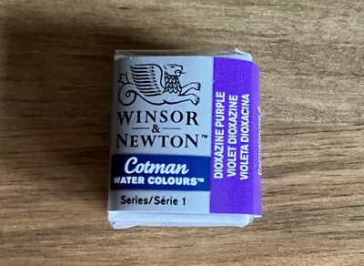 £1.95 • Buy Winsor & Newton Cotman Watercolour Paint Half Pan Dioxazine Purple 231