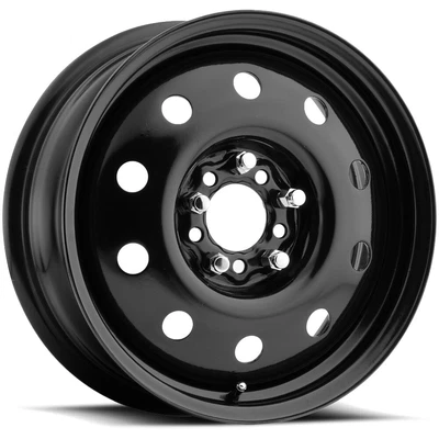 $91.99 • Buy AWC 70 Steel 15x6 5x100/5x115 +35mm Black Wheel Rim 15  Inch