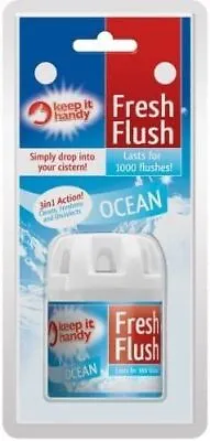 3 X Toilet Bowl Freshener Cistern Blocks Ocean Fresh Scented 1000 Flushes 70G • £5.99