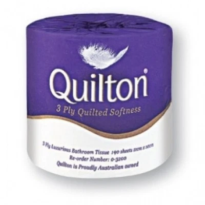 $88.45 • Buy New Abc Quilton  Toilet Tissue Paper 3 Ply - Commercial Grade - White, 190 Sheet